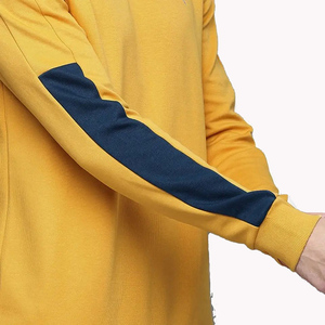 Venta al por mayor 2023 calidad superior logotipo personalizado cuello redondo sudadera de invierno hombres colores sólidos manga larga polar poliéster/algodón - Product Image 5