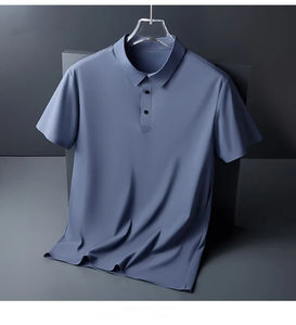 ¡Novedad de 2025! Camisetas de polo para hombre, ropa informal de negocios de alta calidad para verano, tela bordada para un tacto refrescante - Product Image 1