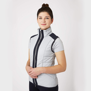 Chalecos Acolchados Personalizados de Fabricante, Última Moda en Ropa de Invierno, Chalecos Acolchados con Marca, Chalecos Ecuestres Tipo Polo para Mujer - Product Image 2