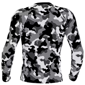 Camiseta de compresión para hombre, camiseta de manga larga negra, Camiseta larga informal transpirable de secado rápido para Fitness Skin - Product Image 2
