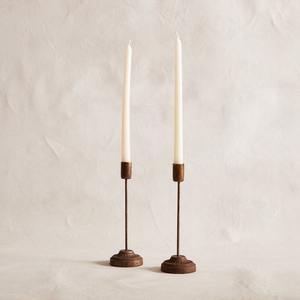 Bougeoir décoratif pour table à manger au design classique en bois naturel Bougeoir Chandelier à prix abordable - Product Image 3