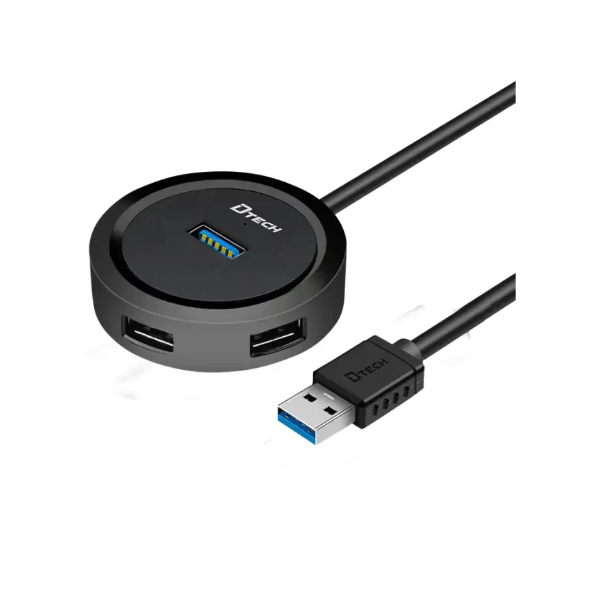 Micro USB 3,0 концентратор 4 порта черный 5 Гбит/с 2.4A многопортовое зарядное устройство USB Высокоскоростной концентратор расширения для мыши Клавиатура камера принтер