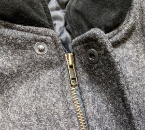 Nouveau style de veste universitaire en laine personnalisée pour hommes, veste à capuche en cuir à manches baseball Letterman, broderie en chenille sur pied - Product Image 3