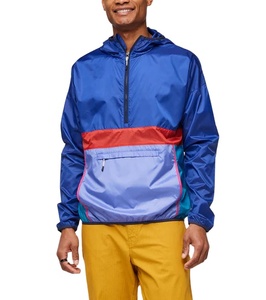 Veste coupe-vent décontractée pour homme en gros, personnalisée, style streetwear, 100% polyester nylon, grande taille, fermeture éclair, doublure en maille de haute qualité - Product Image 3