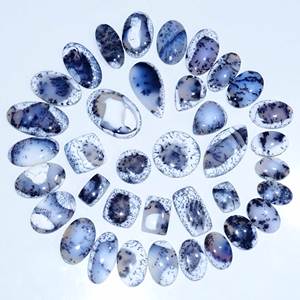 Hermosa dendrita natural ópalo piedra preciosa suelta venta al por mayor mezcla forma tamaño cabujón de ópalo para la fabricación de joyas hechas de cuarzo - Product Image 3