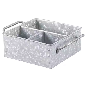 ตะกร้าเก็บของในครัวแบบตั้งพื้น ชุบสังกะสี หลายช่อง ดีไซน์ทันสมัย เป็นมิตรกับสิ่งแวดล้อม ขายส่ง - Product Image 4