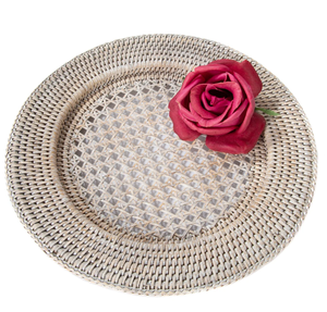 Hot Product Round Woven Wicker Rattan Placemat 13 In. Perfect for Modern Decoration - Product Image 1