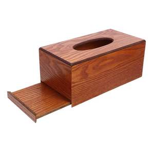 Decorative Wooden <b>Tissue</b> Holder <b>Box</b> Rustic Wood <b>Tissue</b> Dispenser Case - Product Image 6