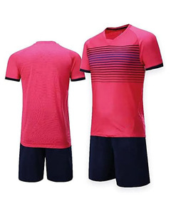 Conjunto de uniforme de fútbol con logotipo personalizado y corte automático, incluye calcetines de Jersey - Product Image 4