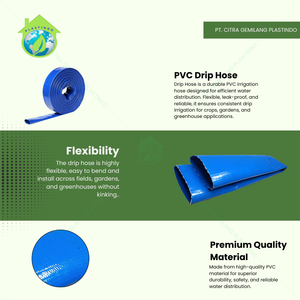 Manguera de agua de riego por goteo Premium de 8 pulgadas personalizada 50M 100M Durable Flexible Ideal para agricultura Jardines Granja Distribución de agua - Product Image 5