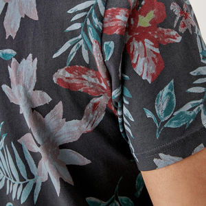 Precio al por mayor 100% algodón hombres corte holgado camiseta de sublimación de alta calidad transpirable antiarrugas características de secado rápido corto - Product Image 3