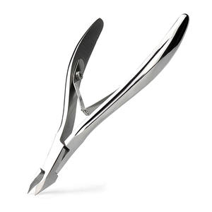 Coupe-cuticules en acier inoxydable, coupe-ongles à large ouverture, lame courbée, durable, professionnel, pour retirer les peaux mortes des ongles des pieds - Product Image 1