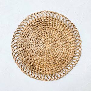 Manteles individuales de jacinto de agua de gran calidad, manteles tejidos para decorar la mesa de comedor. - Product Image 1