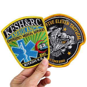 Logo personnalisé Écusson Designer Chapeau Vêtements Sublimation Broderie Tissu Écusson Adhésif Badge Tactique Écussons - Product Image 2