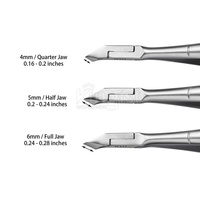 Pince à cuticules et ongles en acier inoxydable léger de haute qualité Coupe-ongles de forme ronde et facile à utiliser sur les doigts