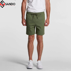 Pantalones Cortos Cargo de Malla de Una Sola Capa para Hombre, Hechos a Medida, de Alta Calidad, Transpirables, 100% Algodón Orgánico, Cintura Alta, Cierre de Botones, Ecológicos - Product Image 3