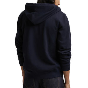 Sudadera con capucha extragrande personalizada para hombre con doble cremallera, estilo streetwear, efecto desgastado por el sol, con cierre de cremallera, para hombre - Product Image 3