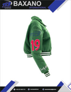 Alfa |   Kapa |   Chaqueta Universitaria Alpha Sorority, Elegante, Cuello Alto, Logotipo Bordado, Ropa de Sororidad, Logotipo Personalizado AKA Sorority - Product Image 5