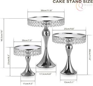 Soporte para Tartas de Metal Duradero con Calidad de Construcción Premium, Ideal para Exhibiciones de Panadería y Decoración de Eventos - Product Image 2