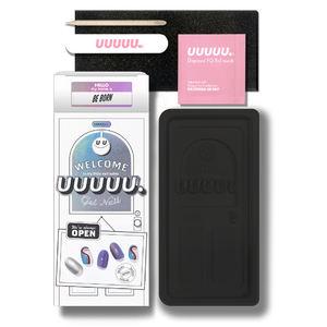 Autocollants d'ongles en gel semi-durci de qualité salon 100% réels coréens, véganes, sans cruauté, non toxiques, pour manucure en gros - Product Image 3