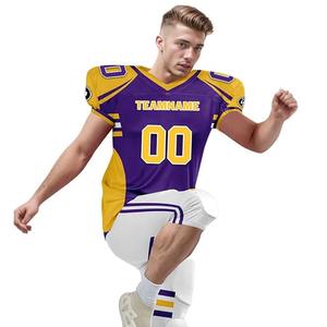 Uniformes de football américain classiques pour hommes vêtements de sport d'équipe confortables tenues d'entraînement élégantes maillot de football américain durable - Product Image 6