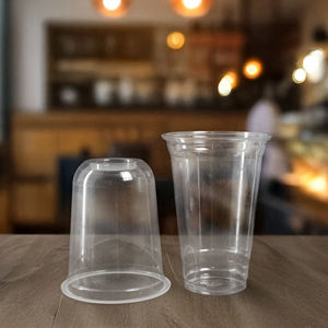Vasos de plástico desechables directos de fábrica, taza de PP transparente de pared simple, 95mm/16oz/24oz, Burbuja Boba para bebidas frías y calientes - Product Image 2