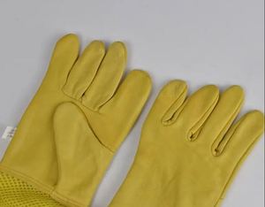 Beekeeping Gloves Ventilated <b>Bee</b> Beekeeper Clothing <b>Suit</b> Jacket High Quality beekeeping glove - Product Image 6