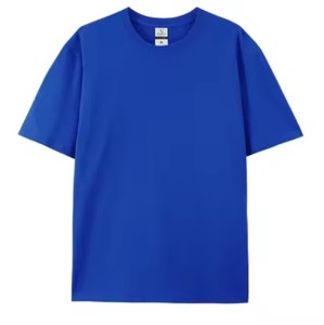 OEM venta al por mayor personalizado de alta calidad blanco liso 100% algodón camiseta de peso pesado de gran tamaño Hip Hop dobladillo curvo camiseta para hombres - Product Image 2