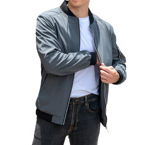 Chaqueta bomber de béisbol reversible de satén, diseño personalizado para hombres estudiantes, chaqueta americana estilo universitario para hombre, chaqueta de invierno. - Product Image 3