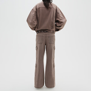 2025 OEM al por mayor inventario Casual señoras largo carpintero Cargo acampanado pantalones al aire libre XL tamaño verano temporada Logo Leggings - Product Image 5