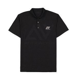 Vente en gros T-shirts Polo de golf OEM logo personnalisé T-shirts Polo de golf en coton à manches courtes pour hommes - Product Image 4