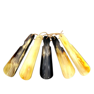 2023 Hot Selling <b>Shoe</b> <b>Horn</b> Sustainable Buffalo <b>Horn</b> and Plastic Traditional Wood and Leather <b>Shoe</b> Spoon Holder - Product Image 5