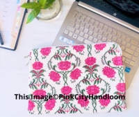 Housse pour ordinateur portable en coton matelassé vintage, Macbook Air 16 pouces, haute qualité, couleur personnalisable, logo, usage quotidien, imprimé en bloc