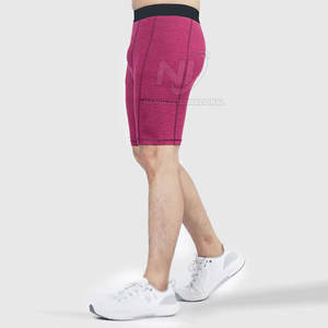 Quantité minimale de commande bas Short de compression de gymnastique avec logo personnalisé pour hommes nouveauté short de compression pour hommes - Product Image 2