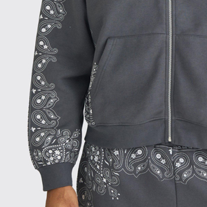 Cómodo chándal de lavado ácido Material transpirable Ajuste elegante Perfecto para el uso diario Chándal de lavado ácido - Product Image 6