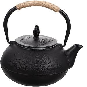 Théière ronde en métal artisanale de style vintage royal, pour les fêtes en intérieur, service de thé et de café, besoins de cuisine pour la maison - Product Image 2