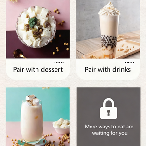 Порошок тофу пудинга, порошок желе из бобовых ягод, оригинальный чай с молоком быстрого приготовления, молочный коктейль, закуски для торта - Product Image 4