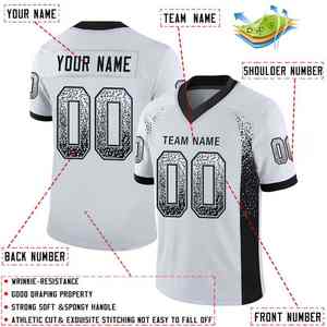 Uniforme de fútbol americano personalizado sublimado impreso de alta calidad desgaste del jersey de fútbol americano - Product Image 4