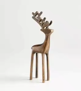 ประติมากรรมเครื่องประดับโลหะทันสมัยทนทานสำหรับตกแต่งโต๊ะในบ้านและโรงแรมรูปปั้นคุณภาพสูงที่สามารถปรับแต่งได้ - Product Image 4