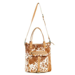 Elegante bolso de lujo para mujer Western Cowgirl Sling Bag Calidad única Diseño solitario floral Pluma Tooled Vintage para verano invierno - Product Image 6