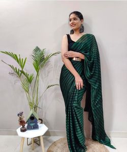 Nouvelle tenue de saree brodée tendance avec chemisier lourd à séquence de cordon unique sur tissu en filet d'organza pour les mariages - Product Image 1
