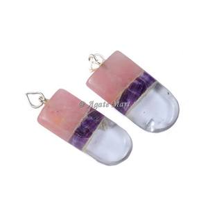 Pendentif élégant RAC avec pierre précieuse d'agate de guérison sculptée dans le style Feng Shui pour la décoration de la maison Produit d'artisanat en pierre semi-précieuse - Product Image 1