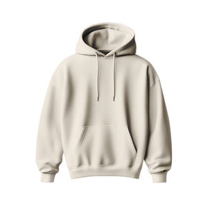 Sudadera con Capucha Personalizada 100% Algodón Felpa, Diseño Sólido con Logotipo Frontal, Transpirable, Cómoda, de Alta Calidad para Invierno - Product Image 1