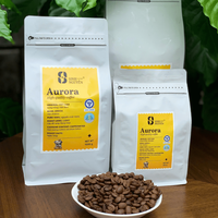 Grains de café robusta et arabica torréfiés de qualité supérieure du fabricant ODM Vietnam qualité de torréfaction moyenne dans chaque emballage Sip-Bag