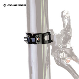 อะไหล่จักรยานคุณภาพสูง FOURIERS ตัวล็อคเกียร์หน้าแบบพันรอบ ทำจากอลูมิเนียมอัลลอยด์ ขนาด 28.6 มม./31.8 มม./34.9 มม. พร้อมตัวปรับละเอียด - Product Image 3