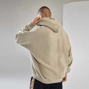 เสื้อฮู้ดดี้คุณภาพสูงแบบมีซิปครึ่งตัว สกรีนโลโก้ตามสั่ง OEM รุ่นปี 2026 สปริง สตรีทแวร์ ผ้าฟลีซ ทรงโอเวอร์ไซส์ ยูนิเซ็กส์ - Product Image 2