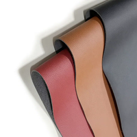 Tissus de rembourrage de voiture en cuir microfibre écologique 50% PU 50% Nylon cuir synthétique forme de rouleau pour canapé sac doublure de meubles