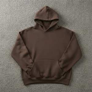 Sweat-shirts pour hommes de qualité supérieure, 100% coton, tricoté, motif lettres imprimées en relief, anti-rétrécissement, style streetwear, marque personnalisée - Product Image 1