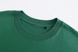 T-shirt unisexe de style moderne sans nom surdimensionné 230GSM 100% coton décontracté homme T-Shirts blanc solide hommes cou T-Shirt - Product Image 3