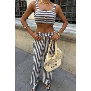 Conjunto Casual de Lino Carolina 9803-0025 para Primavera/Verano - Product Image 3